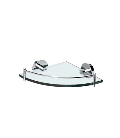 Michelle Glass Corner Shelf, 200mm