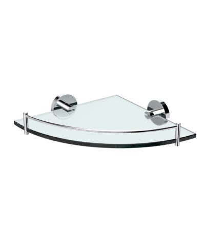 Michelle Glass Corner Shelf, 250mm