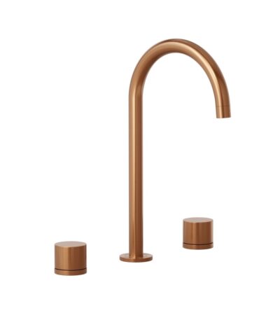 Milani Assembly Bench Mounted Set - Brushed Copper