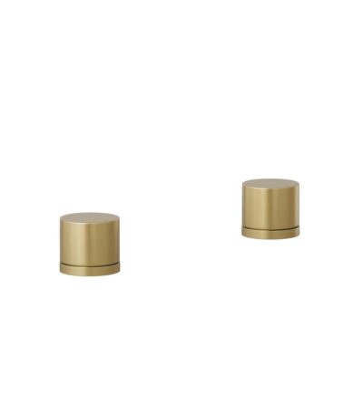 Milani Assembly Bench-Mounted Taps - Brushed Brass