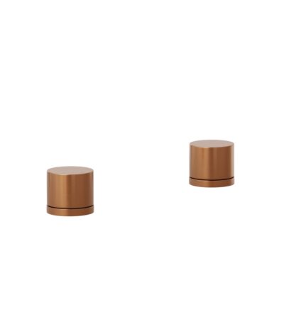 Milani Assembly Bench-Mounted Taps - Brushed Copper