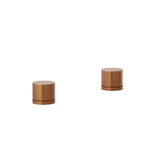 Milani Assembly Bench-Mounted Taps - Brushed Copper
