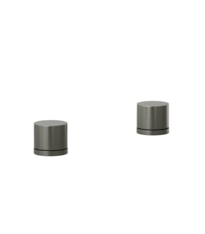 Milani Assembly Bench-Mounted Taps - Brushed Gunmetal