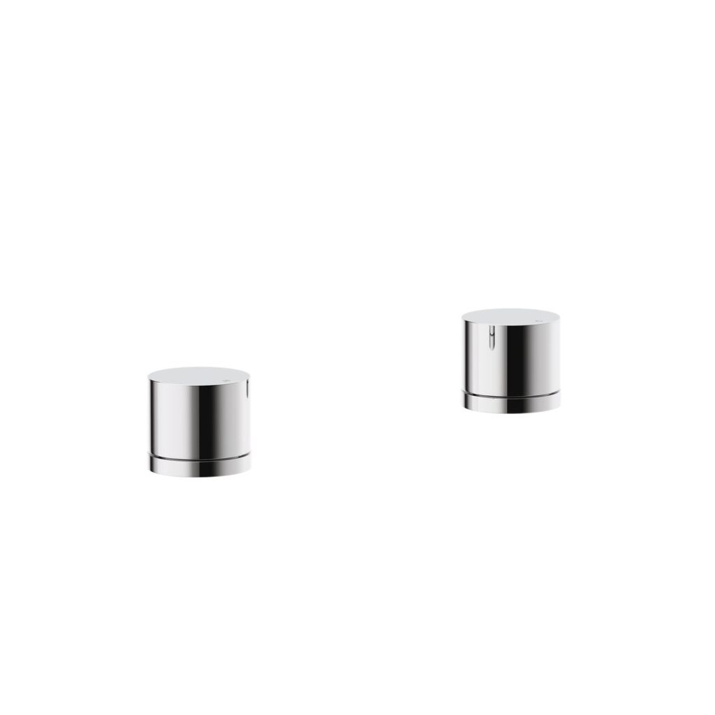 Milani Assembly Bench-Mounted Taps - Chrome