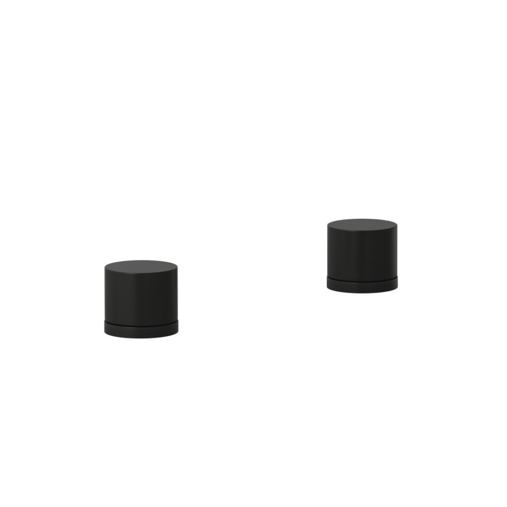 Milani Assembly Bench-Mounted Taps - Matte Black