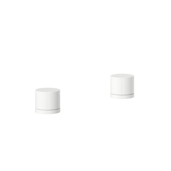 Milani Assembly Bench-Mounted Taps - White