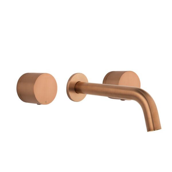Milani Assembly Taps & Spout Set - Brushed Copper