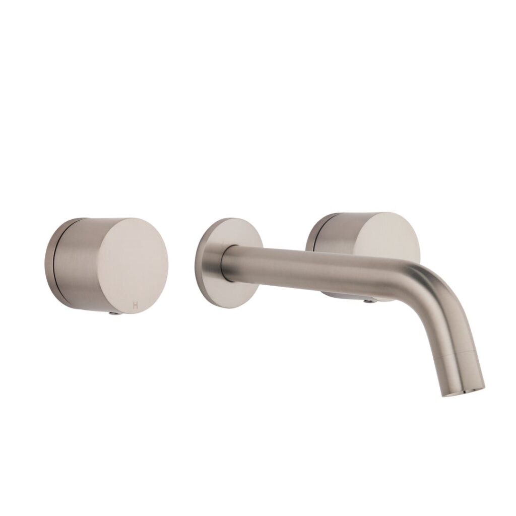 Milani Assembly Taps & Spout Set - Brushed Nickel