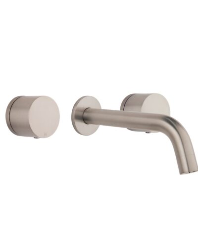 Milani Assembly Taps & Spout Set - Brushed Nickel