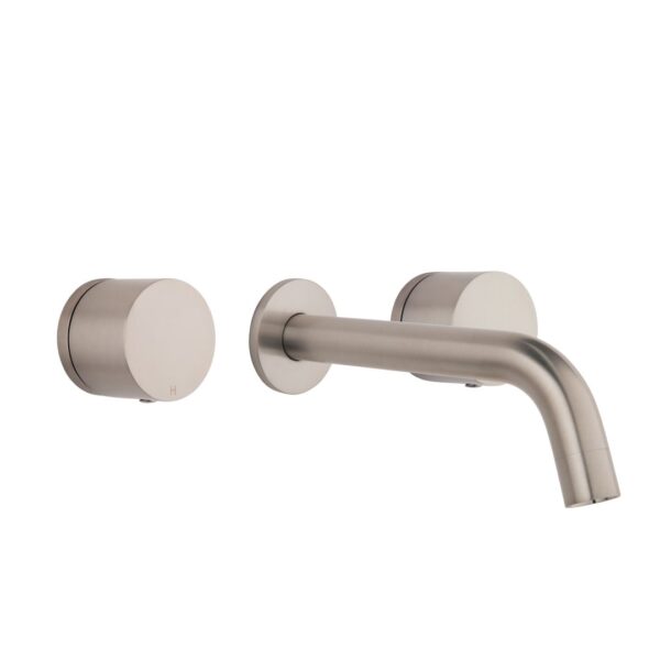 Milani Assembly Taps & Spout Set - Brushed Nickel