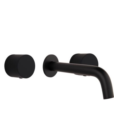 Milani Assembly Taps & Spout Set - Matte Black