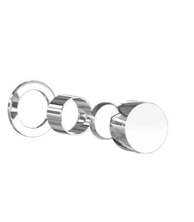 Milani Progressive Handle Kit - Chrome