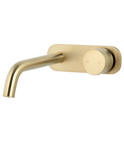 Milani Progressive Wall Mounted Set - Brushed Brass