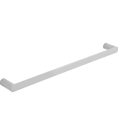 Milani Single Towel Rail 600mm - Brushed Nickel