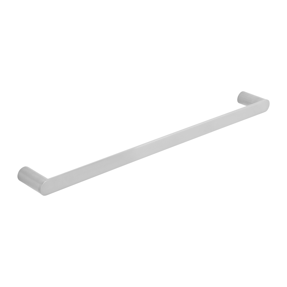 Milani Single Towel Rail 600mm - Brushed Nickel
