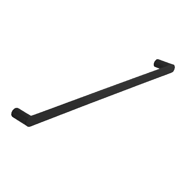 Milani Single Towel Rail 600mm - Matte Black
