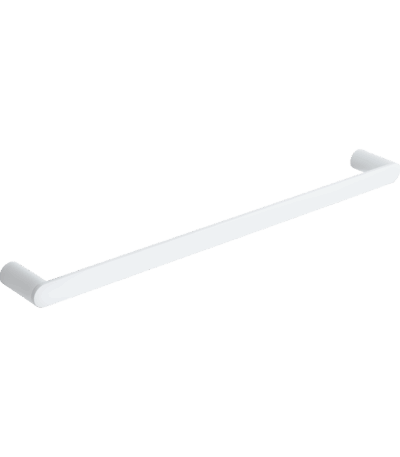 Milani Single Towel Rail 600mm - White