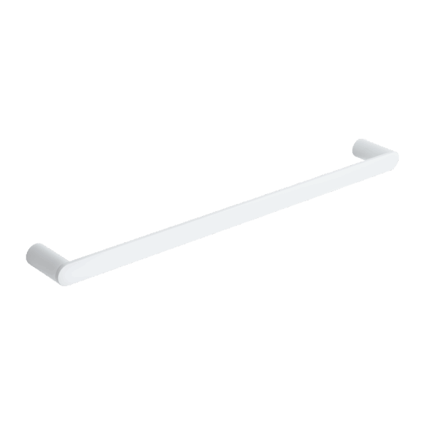 Milani Single Towel Rail 600mm - White