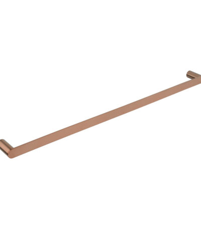 Milani Single Towel Rail 800mm - Brushed Copper