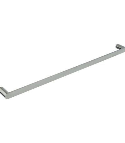 Milani Single Towel Rail 800mm - Brushed Nickel