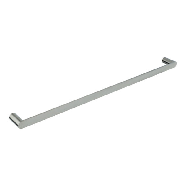Milani Single Towel Rail 800mm - Brushed Nickel