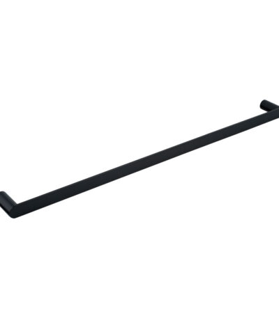 Milani Single Towel Rail 800mm - Matte Black