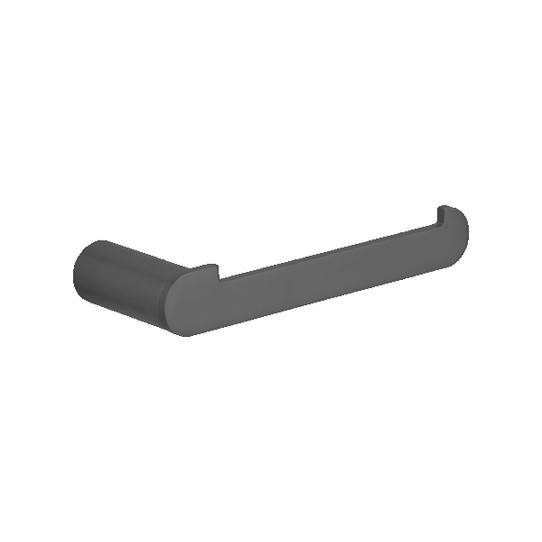 Milani Toilet Roll Holder - Brushed Gunmetal