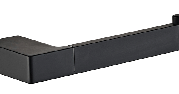 Milos Toilet Paper Holder - Black | Bella Vista - 2311-P-BLK