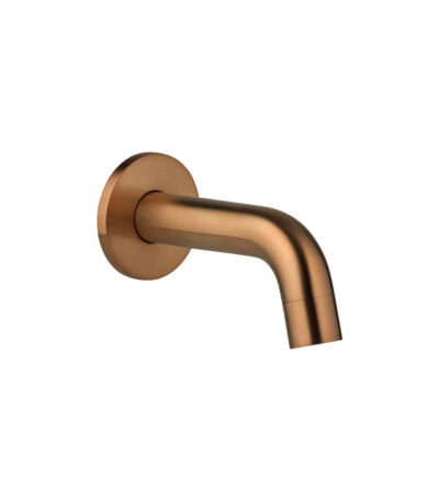 Mini Wall-Mounted Spout - Brushed Copper