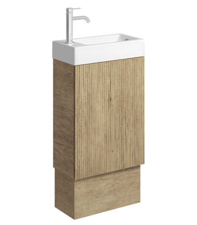 Minka 450 Vanity on Kickboard with Overflow, Scandi Oak