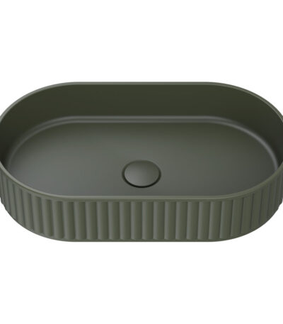 Minka Pill Solid Surface Above Counter Basin, Forest