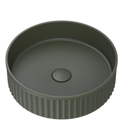 Minka Round Solid Surface Above Counter Basin, Forest