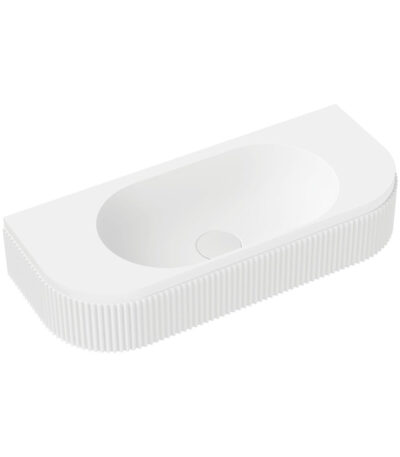 Minka Solid Surface Wall Basin, No Tap Hole