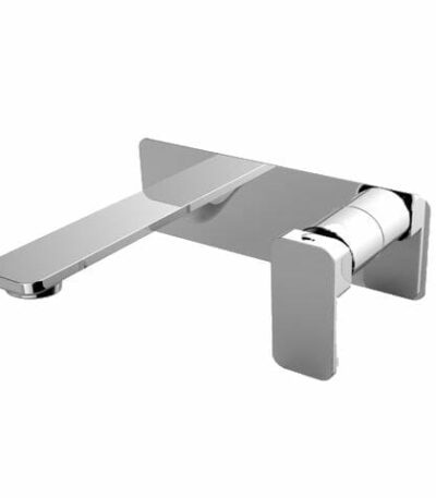 Mixer With Spout IVANO Series Chrome Bathtub/Basin Wall Mixer With Spout