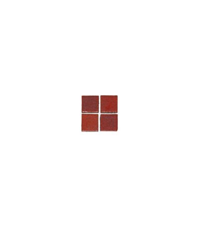 Miyako Handmade Square Mosaic Tile - Rustic Red (Sample)