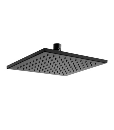 Modena Shower Head, 200mm, Matte Black