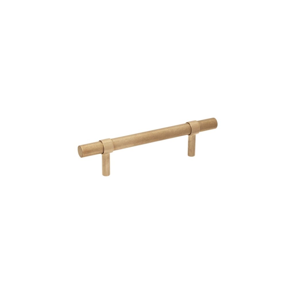 Modi Adjustable Cabinetry Pull 150mm - Tumbled Aged Brass