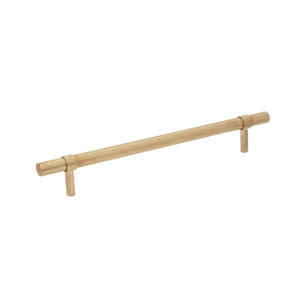 Modi Adjustable Cabinetry Pull 250mm - Tumbled Aged Brass