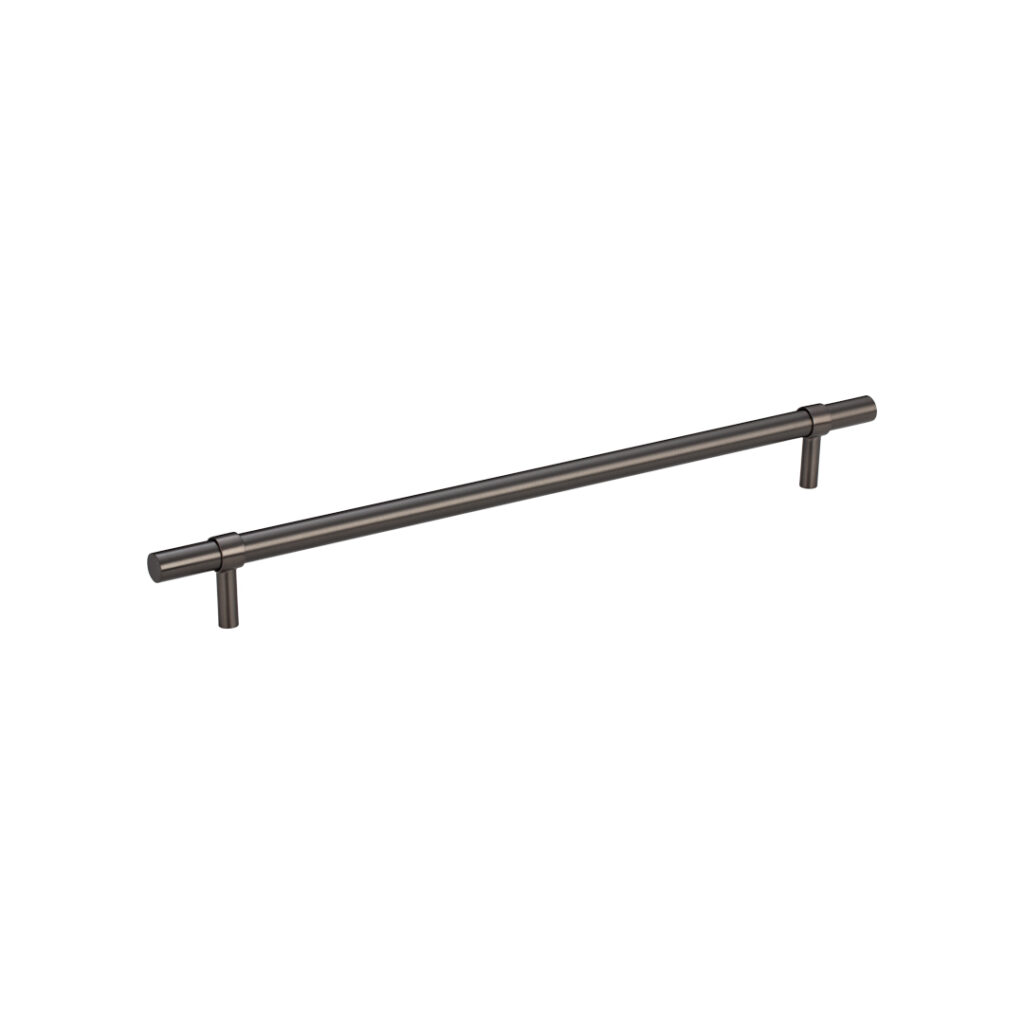 Modi Adjustable Cabinetry Pull 350mm - Brushed Gunmetal