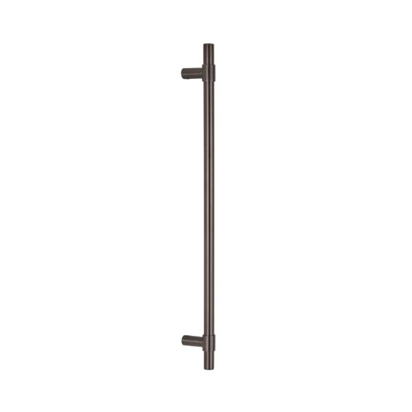 Modi Adjustable Entry Door Pull 600mm - Brushed Gunmetal