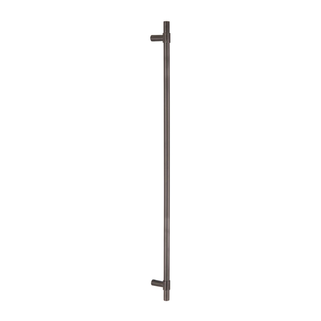 Modi Adjustable Entry Door Pull 900mm - Brushed Gunmetal