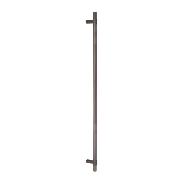 Modi Adjustable Entry Door Pull 900mm - Brushed Gunmetal