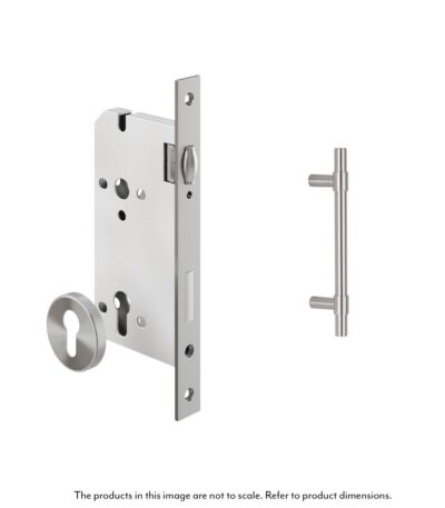 Modi Adjustable Entry Door Pull & Lock Set 300mm - Stainless Steel