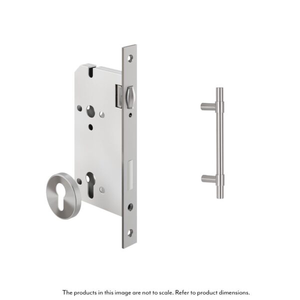 Modi Adjustable Entry Door Pull & Lock Set 300mm - Stainless Steel