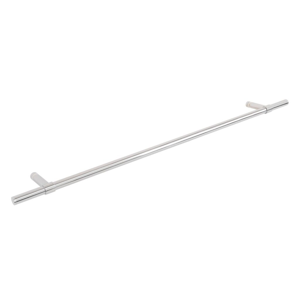 Modi Adjustable Glass Mounted Towel Rail 750mm - Chrome