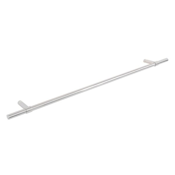 Modi Adjustable Glass Mounted Towel Rail 750mm - Chrome
