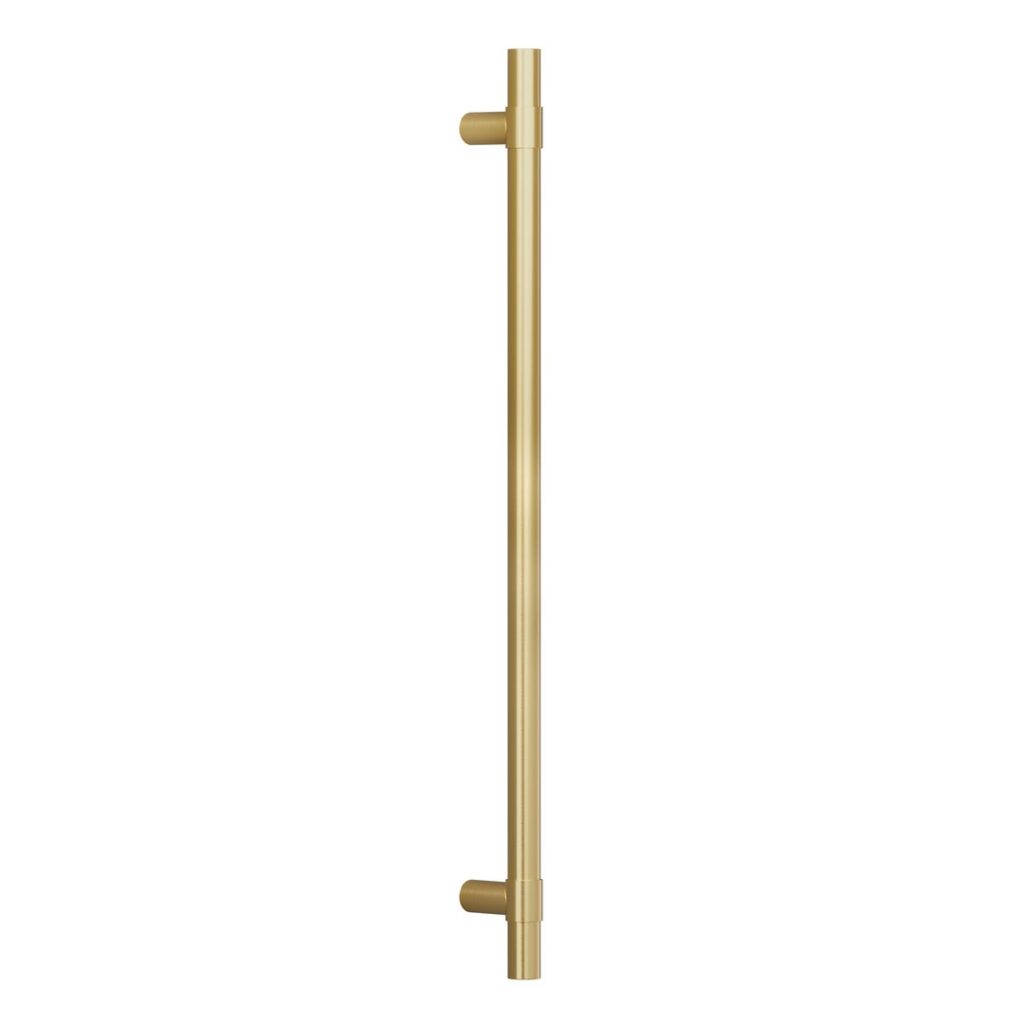 Modi Adjustable Heated Towel Rail 900mm - Brushed Brass