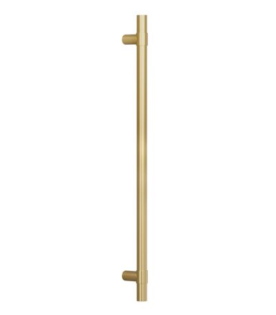 Modi Adjustable Heated Towel Rail 900mm - Brushed Brass