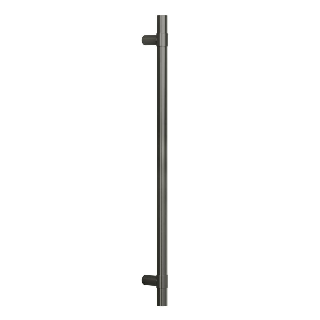 Modi Adjustable Heated Towel Rail 900mm - Brushed Gunmetal