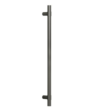 Modi Adjustable Heated Towel Rail 900mm - Brushed Gunmetal
